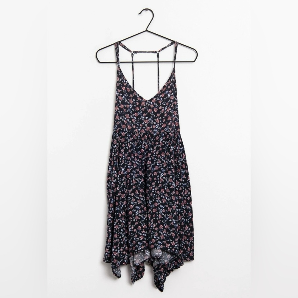 Hollister Blue Floral Dress